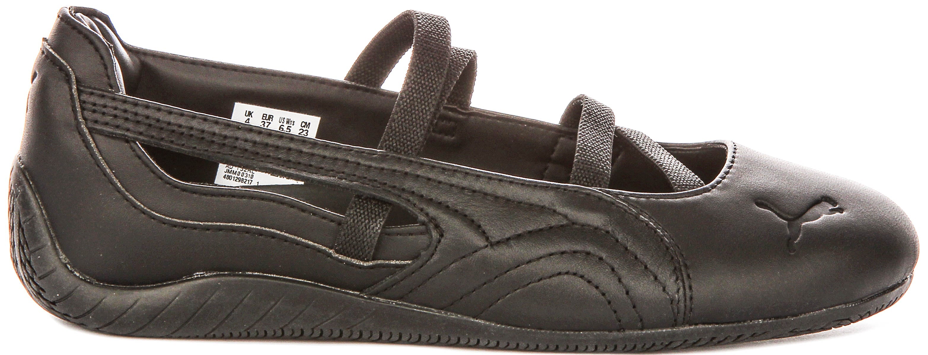 Puma SC Ballet Leather In All Black For Women Secondary image