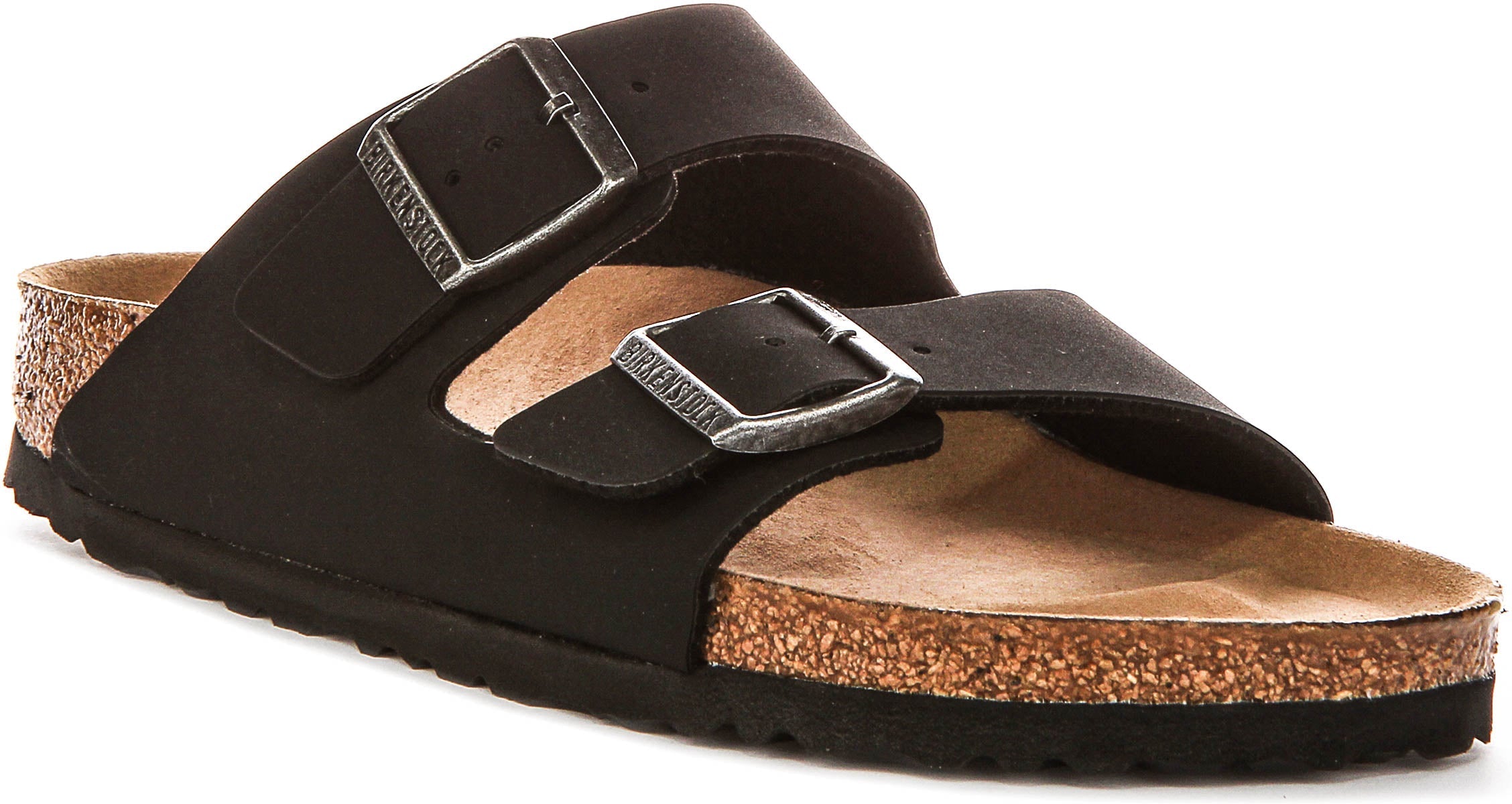 Birkenstock Arizona Bs In Black Vegan | Narrow Fit Main image