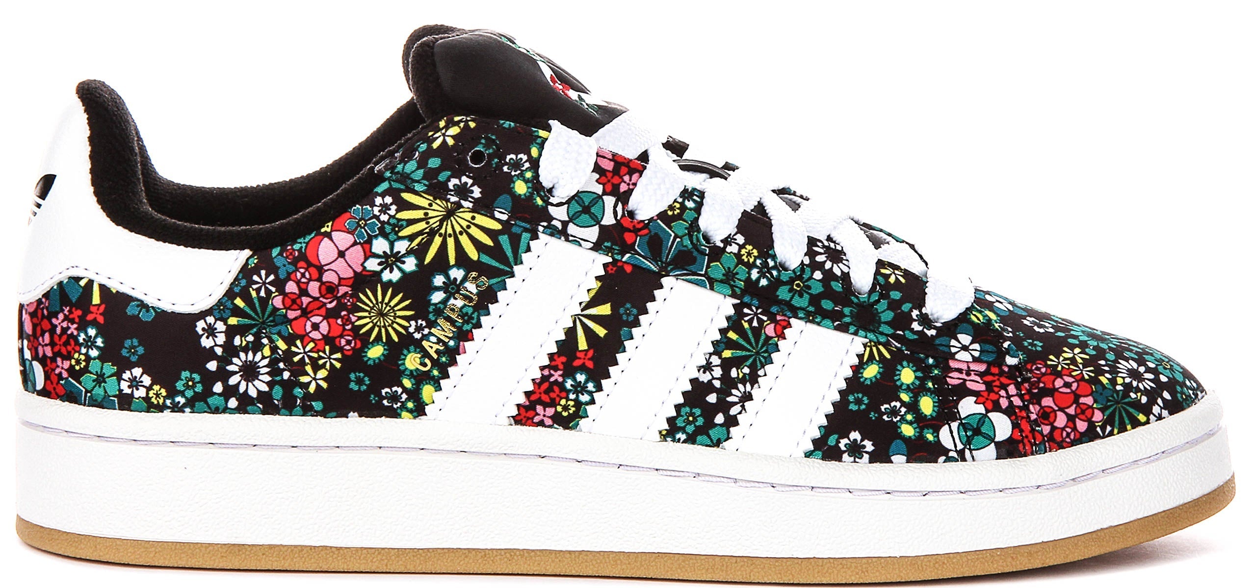 Adidas Campus 00S X Liberty Print In Black Florals For Junior Secondary image