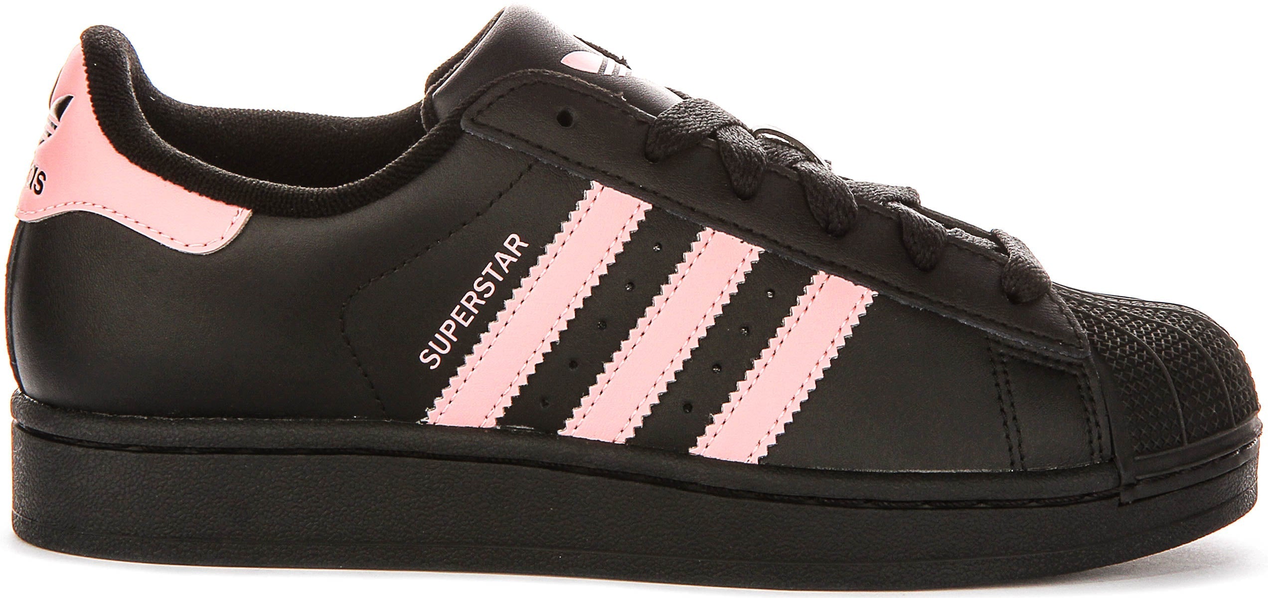 Adidas Superstar II J In Black Pink For Juniors Secondary image