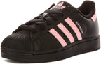 Adidas Superstar II J In Black Pink For Juniors