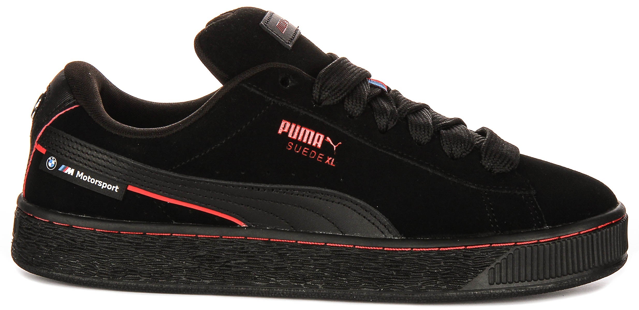 Puma X BMW Suede XL en Noir Rouge Secondary image