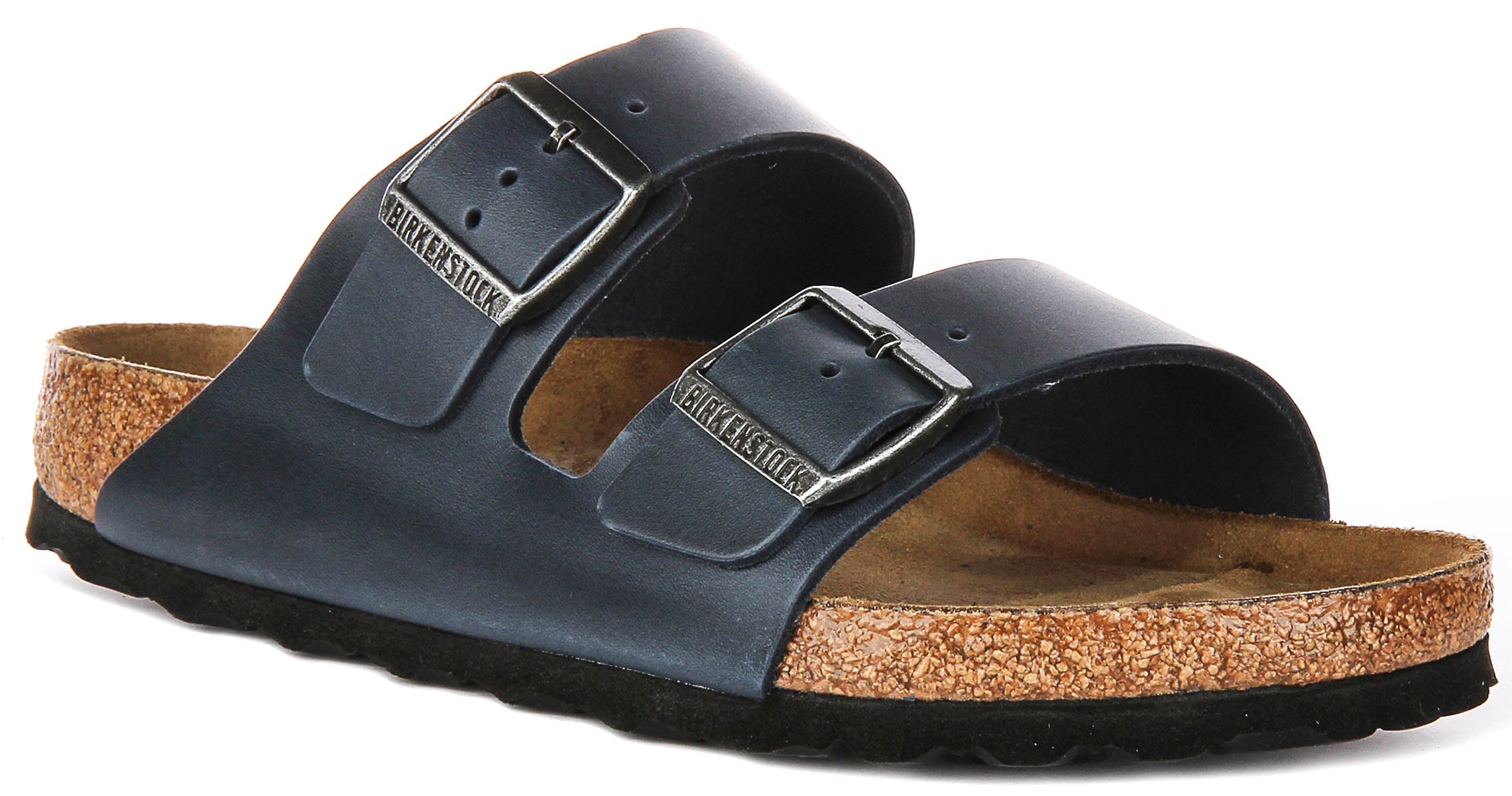 Birkenstock Arizona Semelle Douce en Bleu | Coupe Standard Main image
