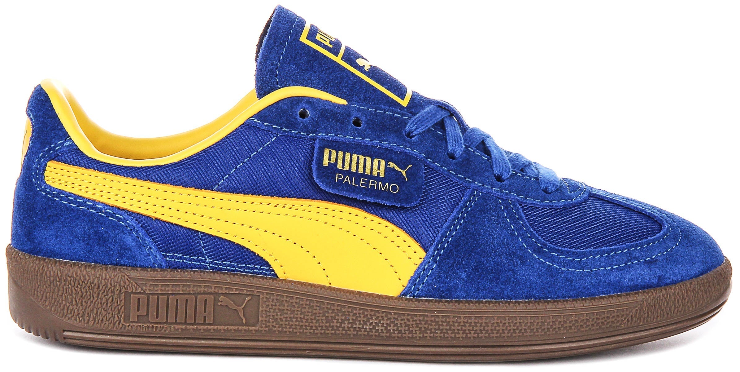 Puma Palermo Vintage en Bleu Jaune Secondary image