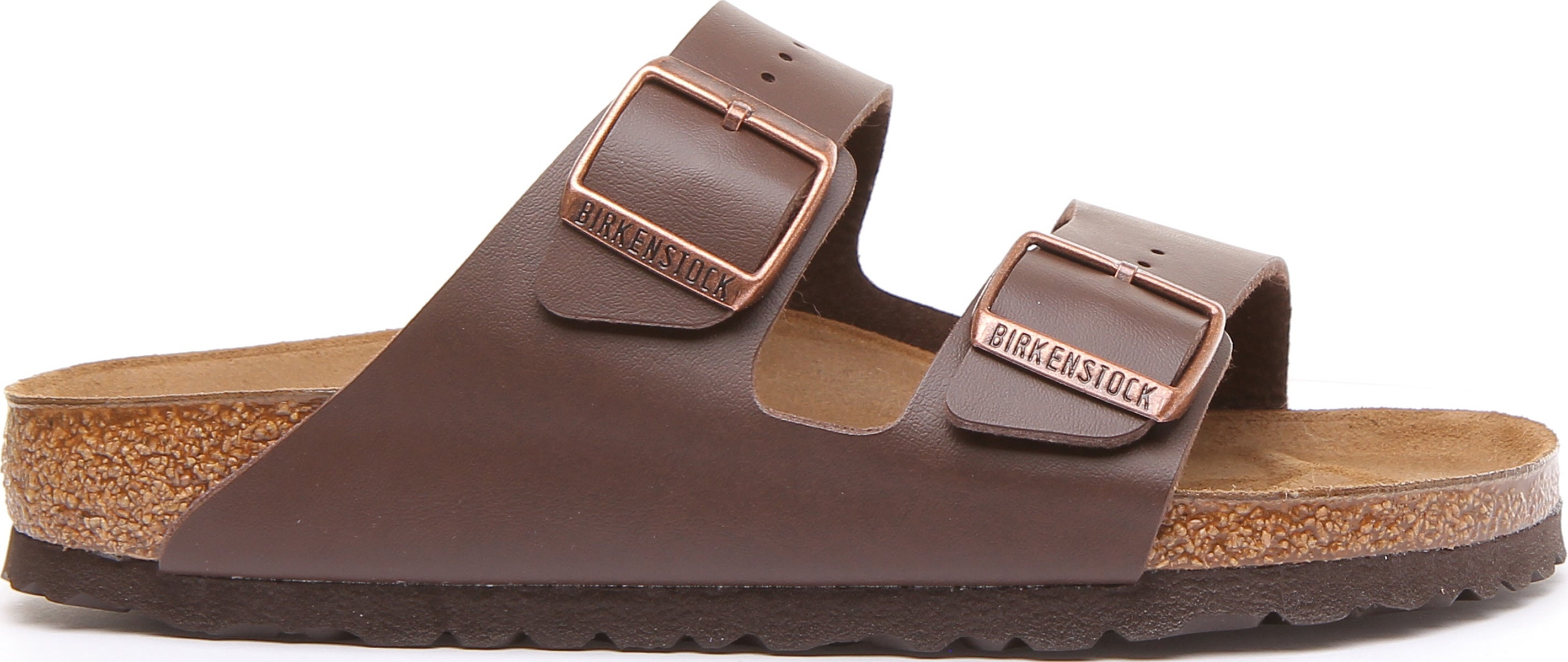 Birkenstock Arizona Sandale Birko Flor en brun à double lanière poure Secondary image