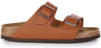 Birkenstock Arizona Sandale en cuir naturel poure en brun