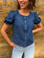 Perdie Blouse - Indigo
