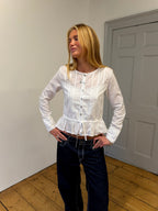 Mina Blouse - White