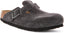 Birkenstock Boston Bs In Charcoal Suede | Narrow Fit