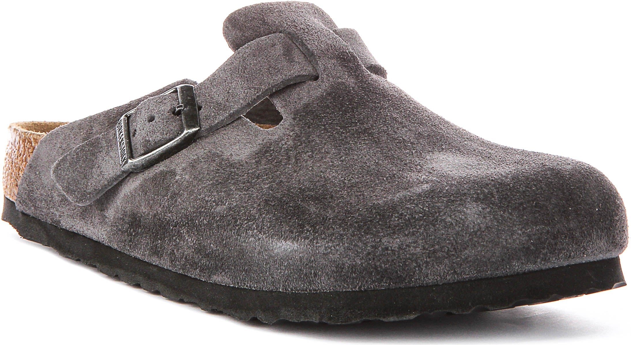 Birkenstock Boston Bs In Charcoal | Regular Fit Main image