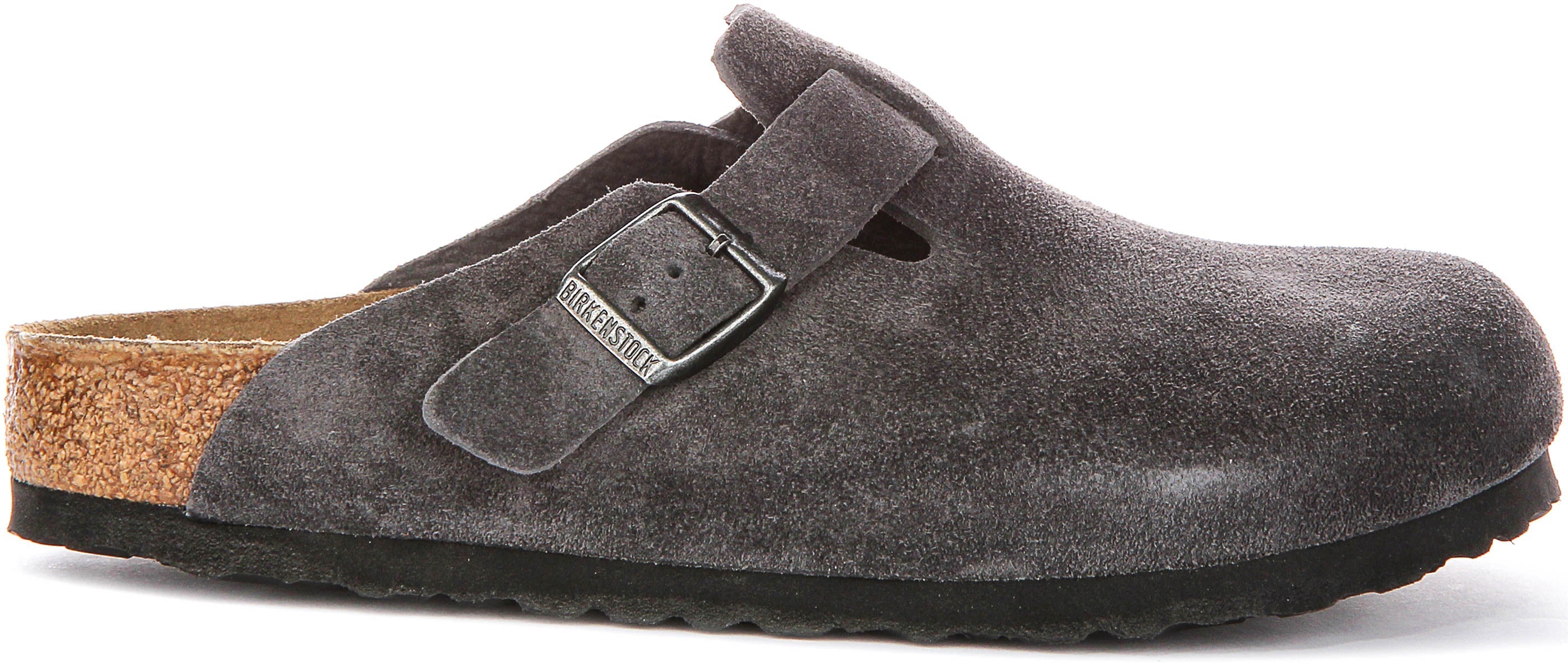 Birkenstock Boston Bs In Charcoal | Regular Fit Secondary image