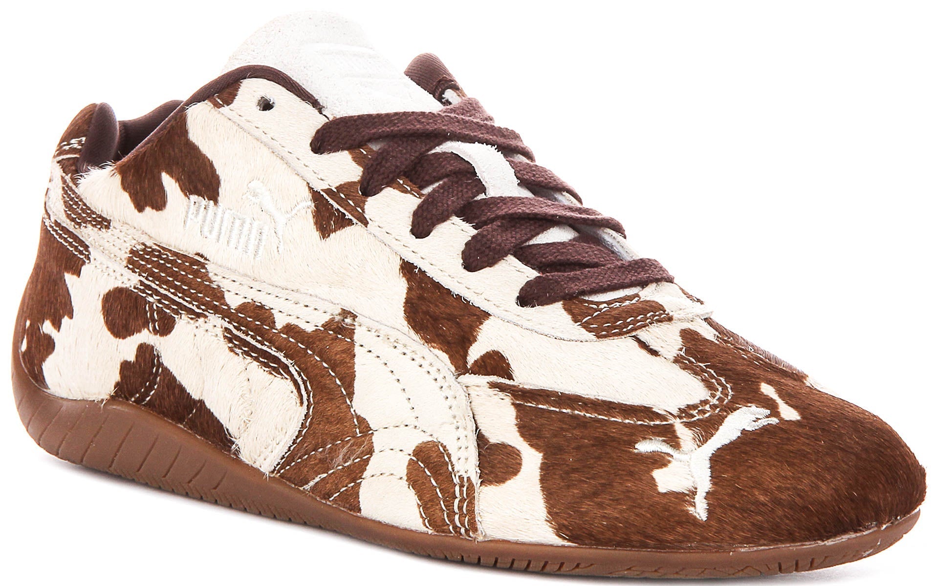 Puma Speedcat Cow Print In Choco Brown For Women Main image