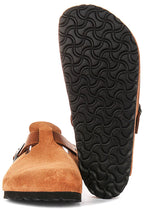 Birkenstock Boston Bs en Cognac | Coupe Régulière