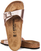 Birkenstock Madrid Bs In Copper For Women | Regular Fit
