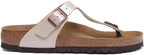 Birkenstock Gizeh Sandales Femme en Birko Flor En Crème