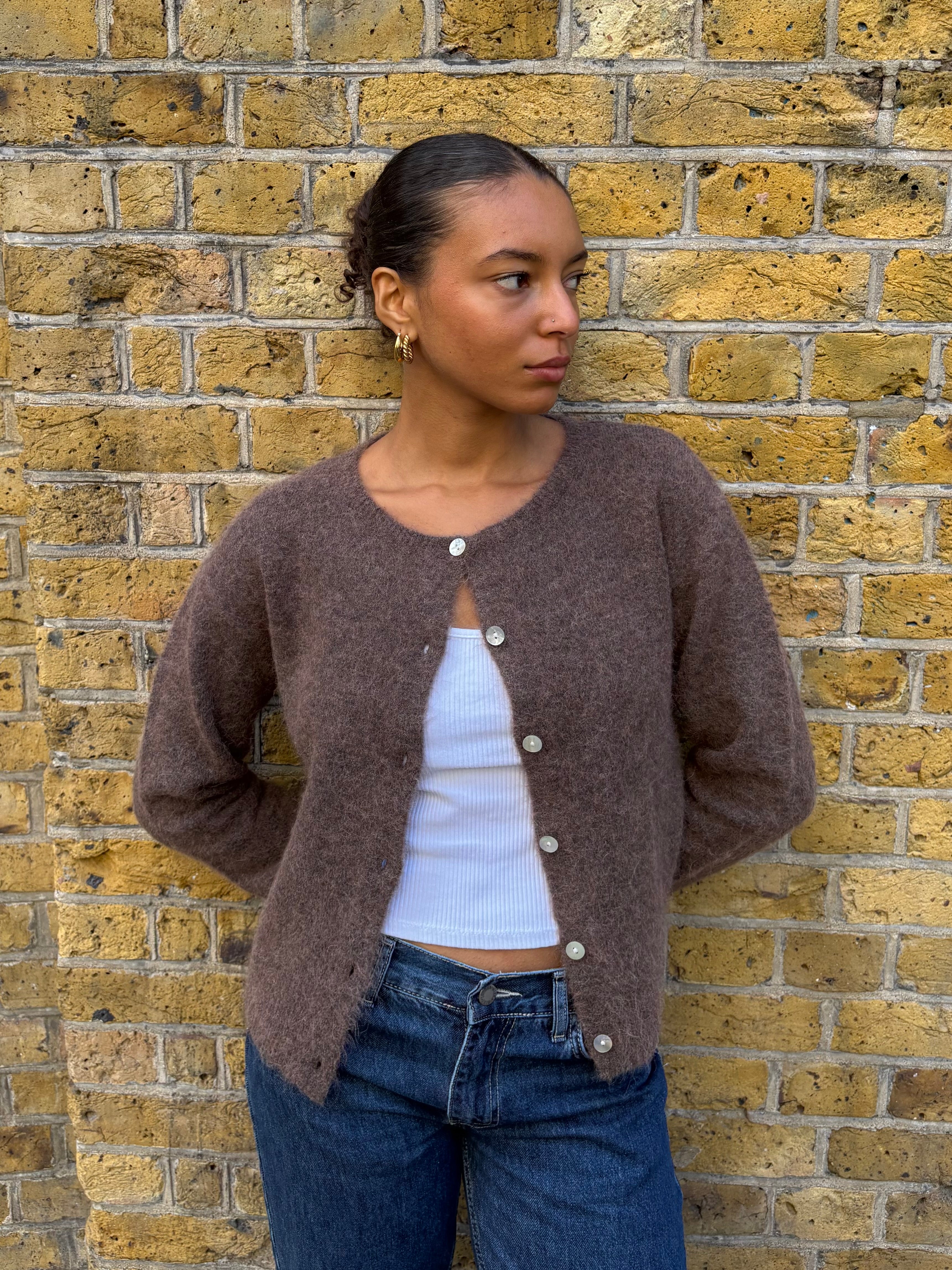 Elsa Cardigan - Brown Secondary image