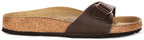 Birkenstock Madrid en Marron Foncé | Coupe Régulière