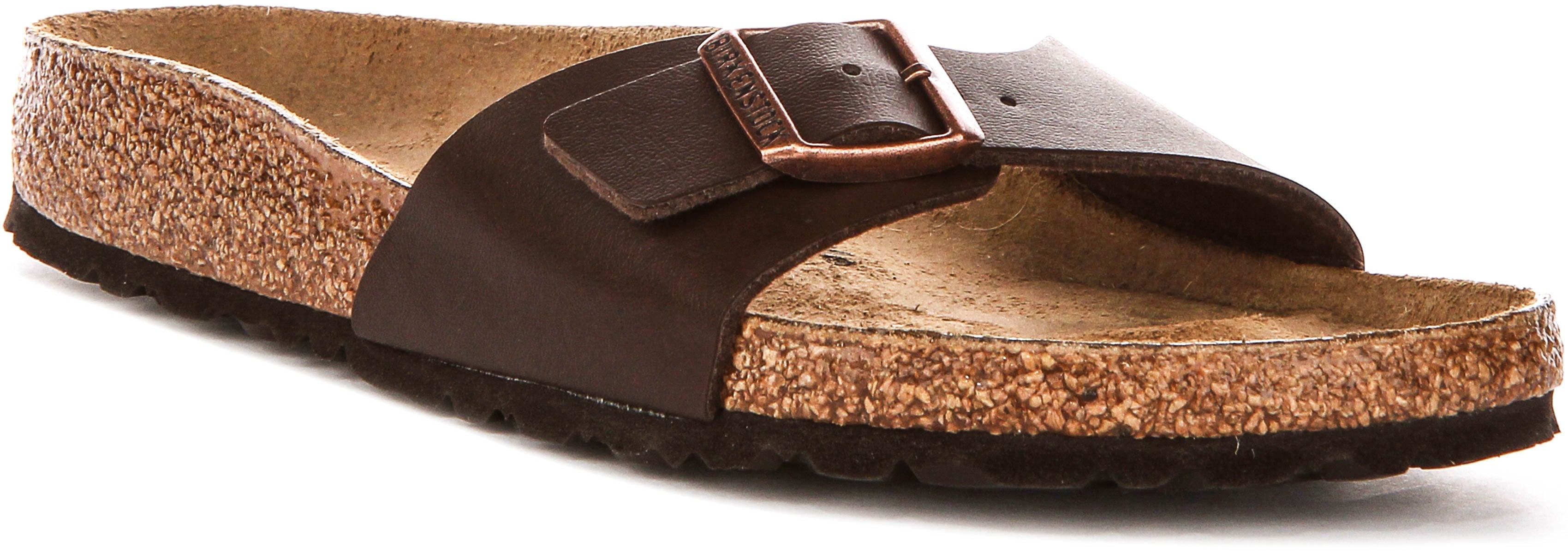 Birkenstock Madrid Bs In Dark Brown | Narrow Fit Main image