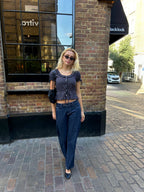 Ines Blouse - Black Polka Dot (Short Sleeve)