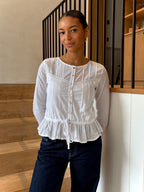 Mina Blouse - White