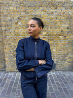 Nina Jacket - Indigo & Red