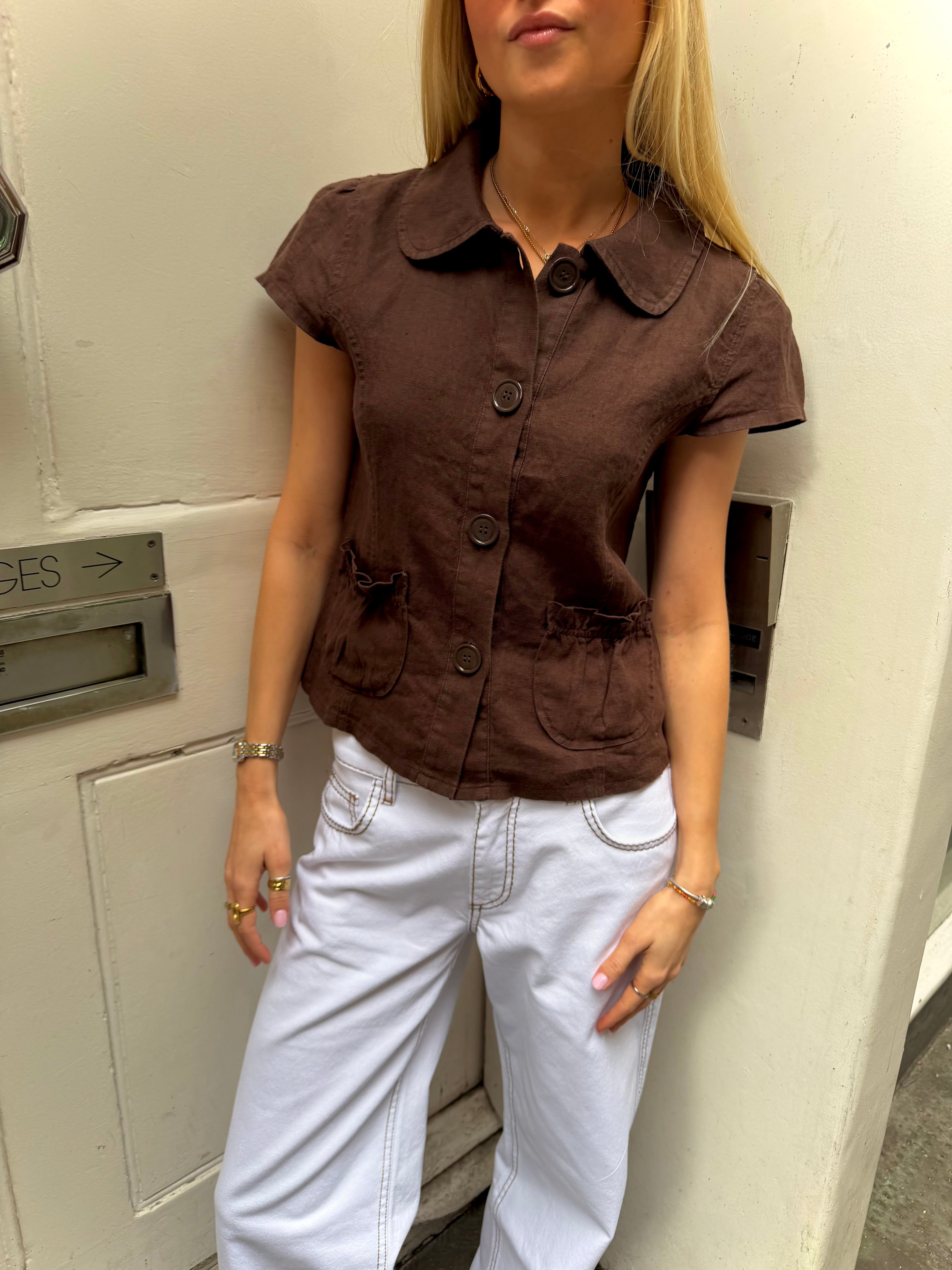 Margot Top - Brown Main image