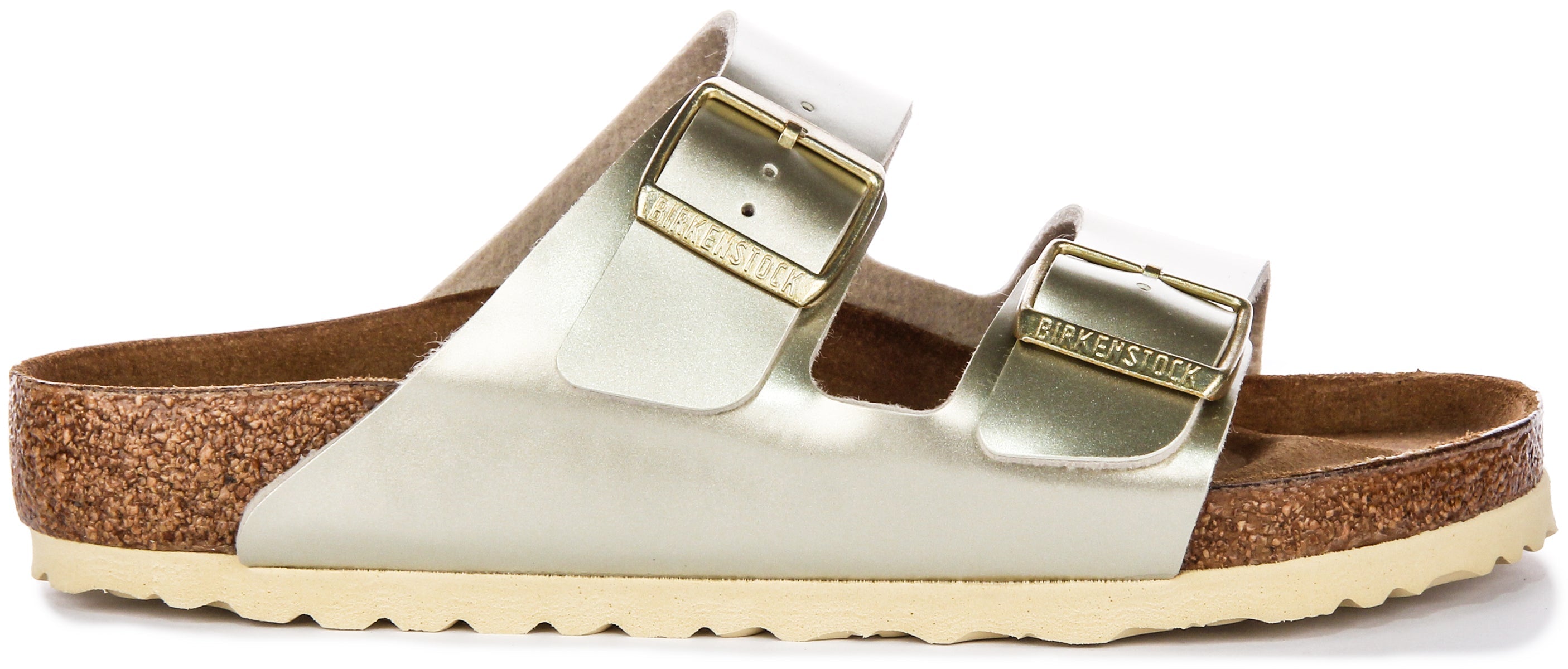 Birkenstock Arizona Kids BS In Gold Meta For Juniors Secondary image