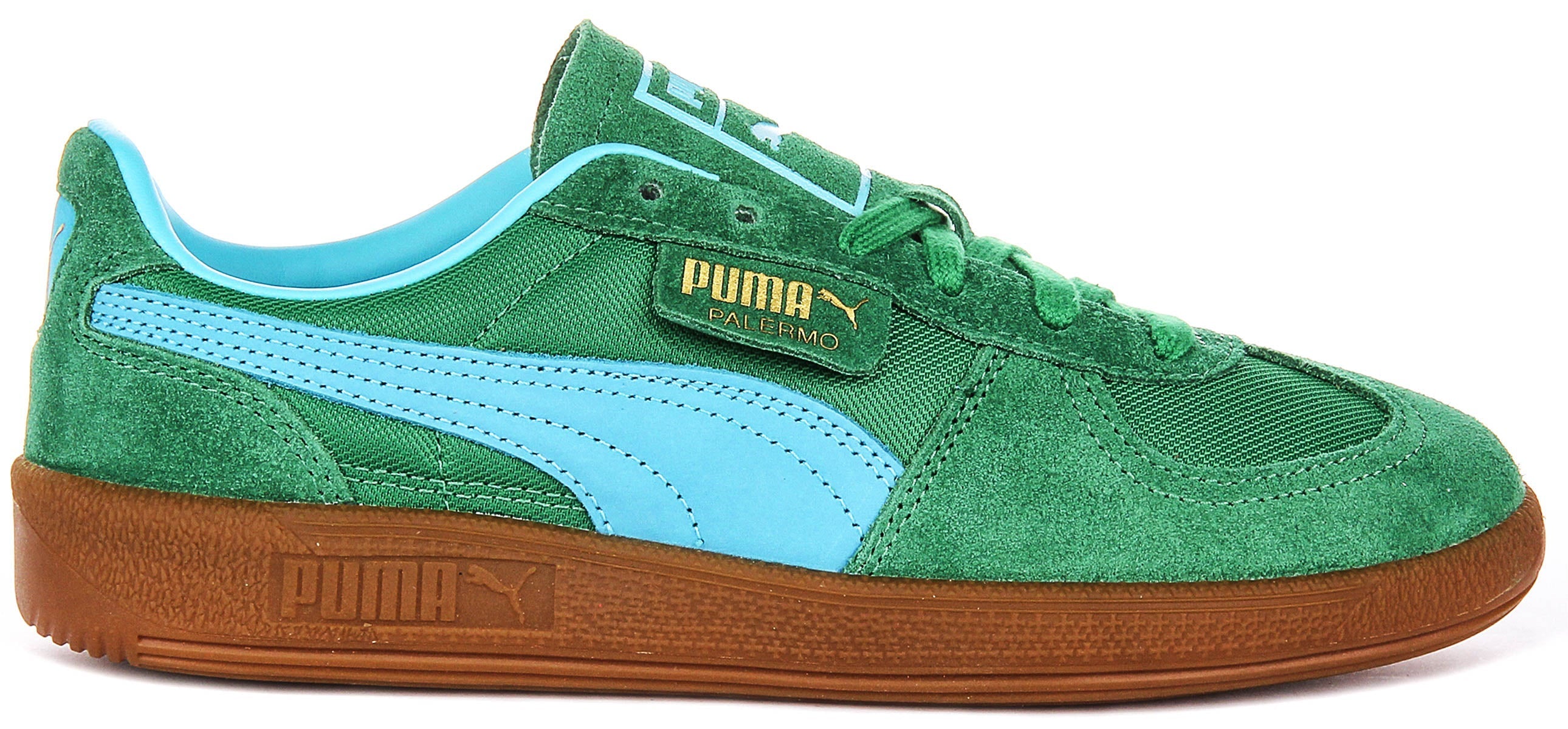Puma Palermo Vintage en Vert Bleu Secondary image