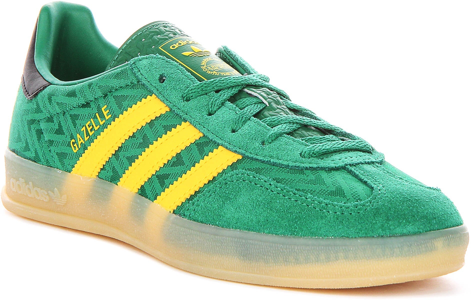 Adidas Gazelle Indoor In Green Yellow For Women Main image