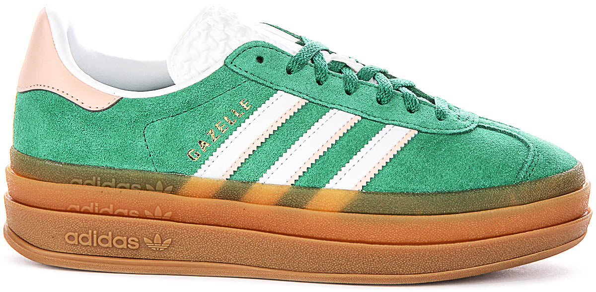 Adidas Gazelle Bold J In Green For Junior Secondary image