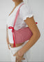 Gingham Shoulder Bag - Red