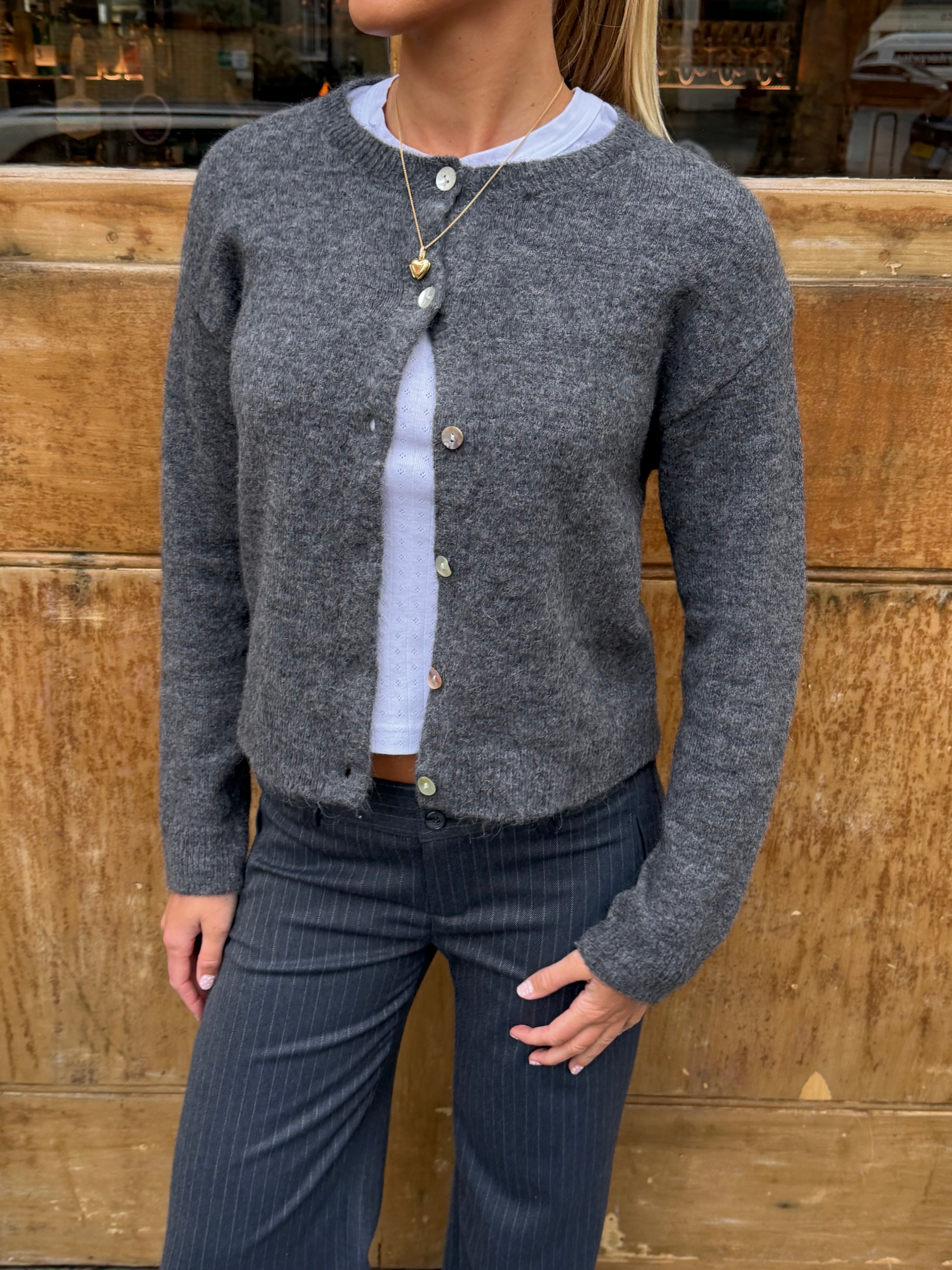 Elsa Cardigan - Dark Grey Main image