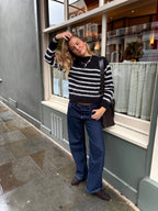 Cara Jumper - Black & White