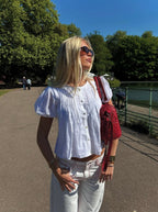 Poppy Blouse - White