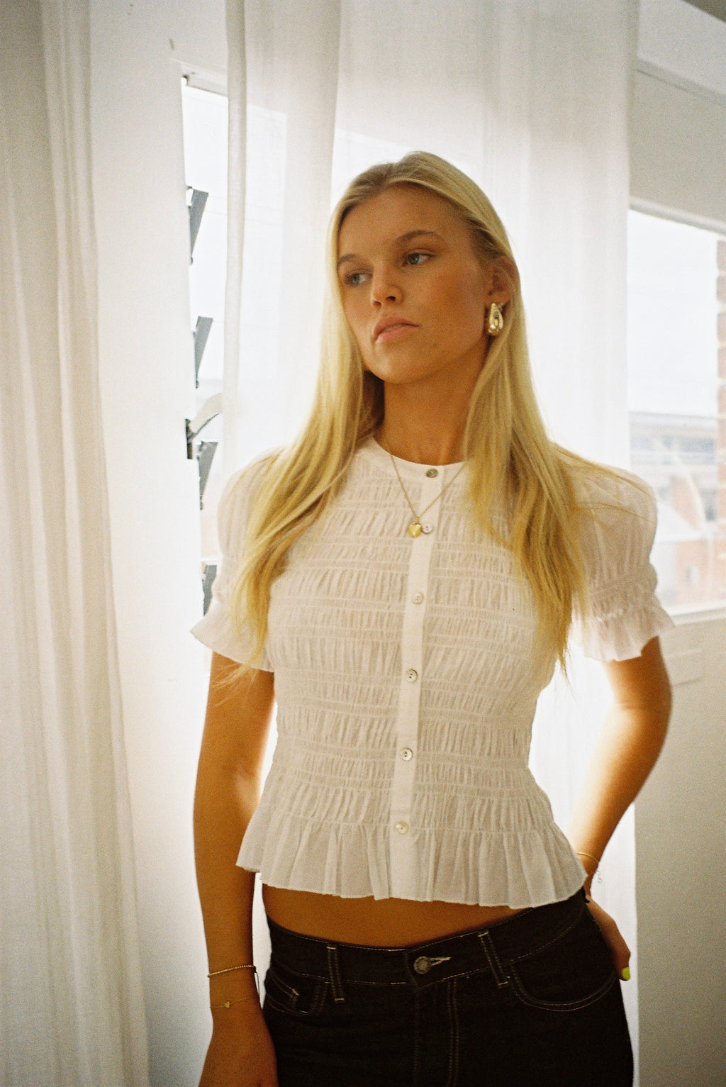 Esme Blouse - White