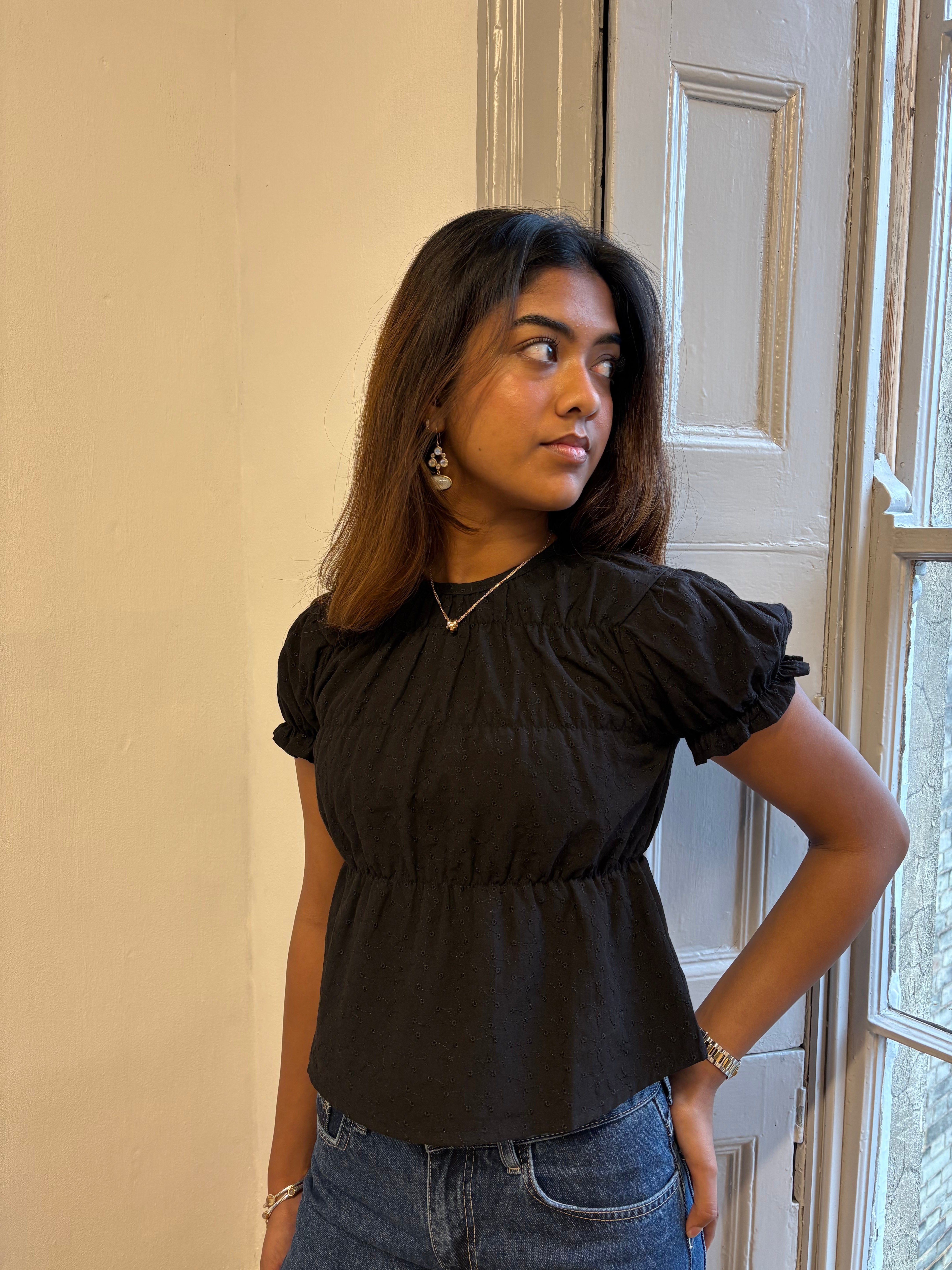 Etta Blouse - Black Secondary image