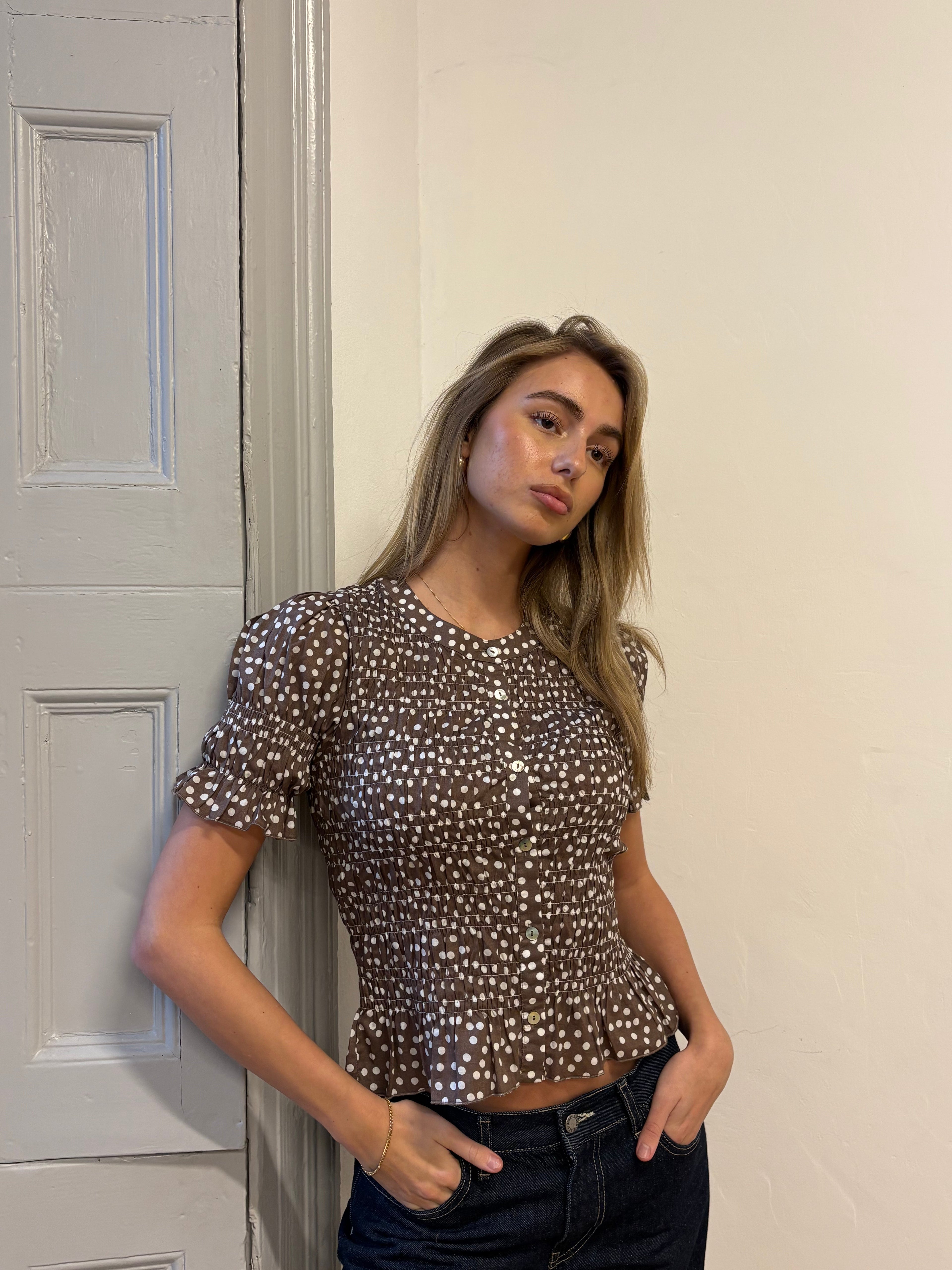 Esme Blouse - Cocoa
