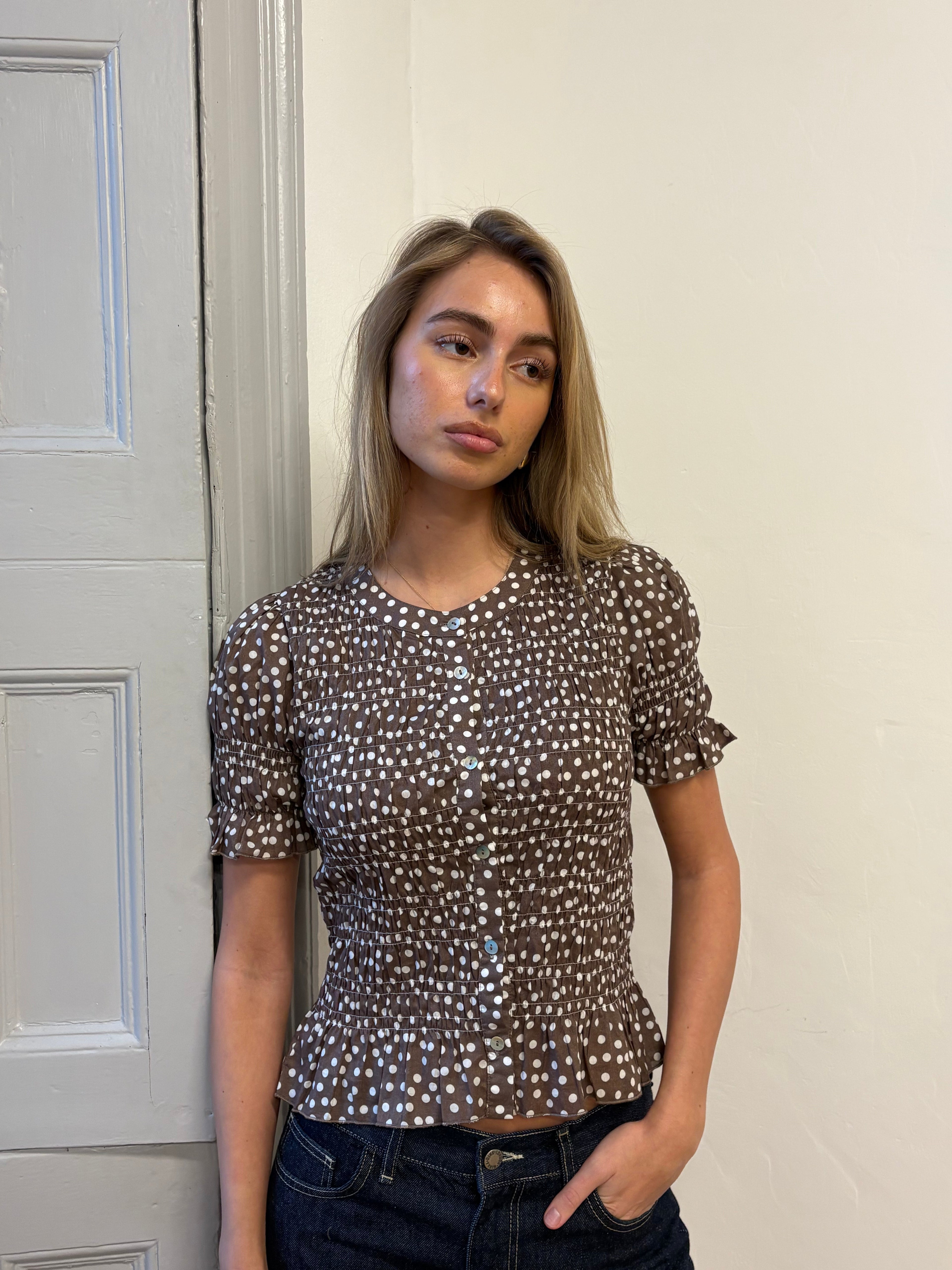 Esme Blouse - Cocoa