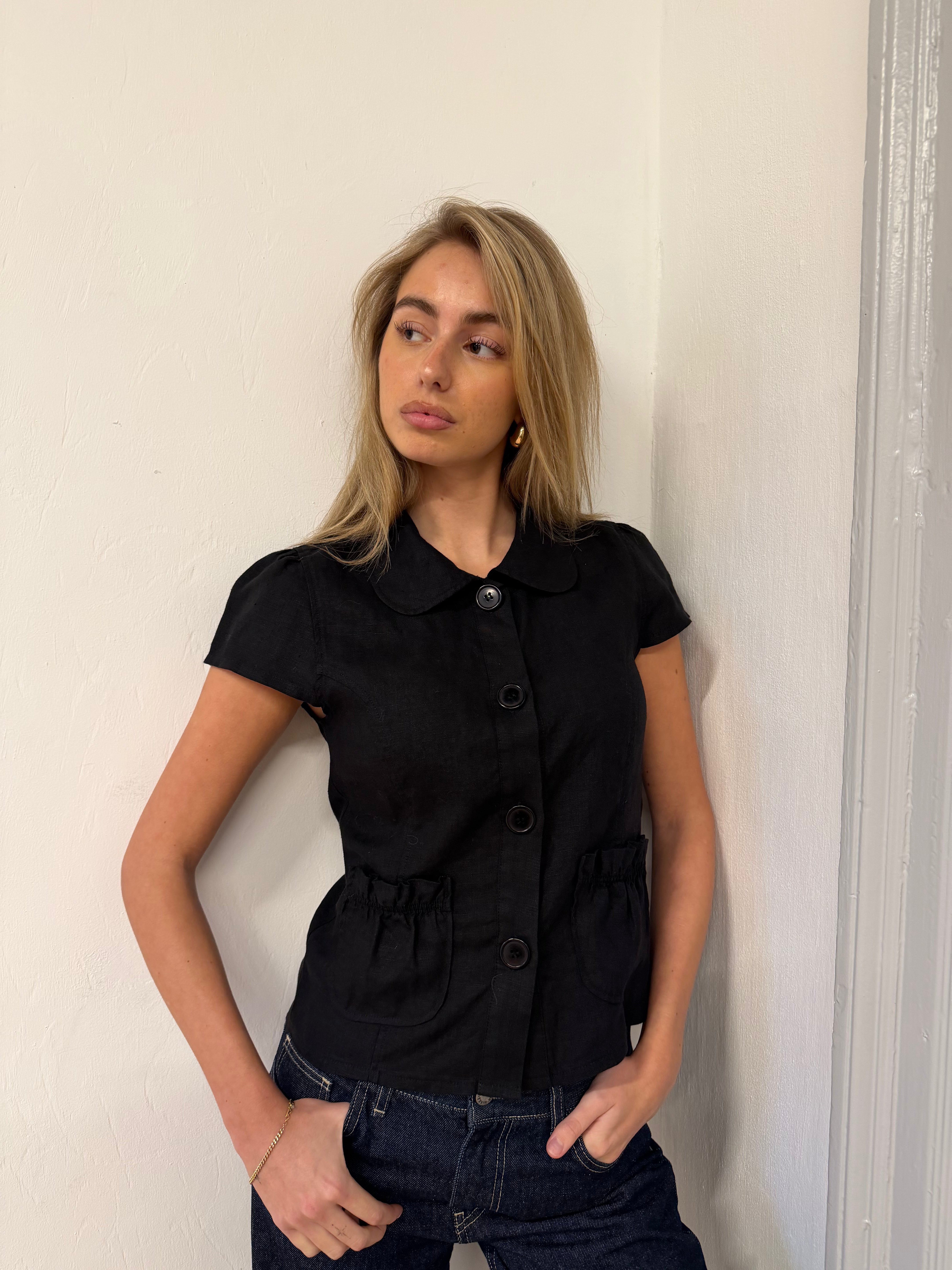 Margot Top - Black Secondary image