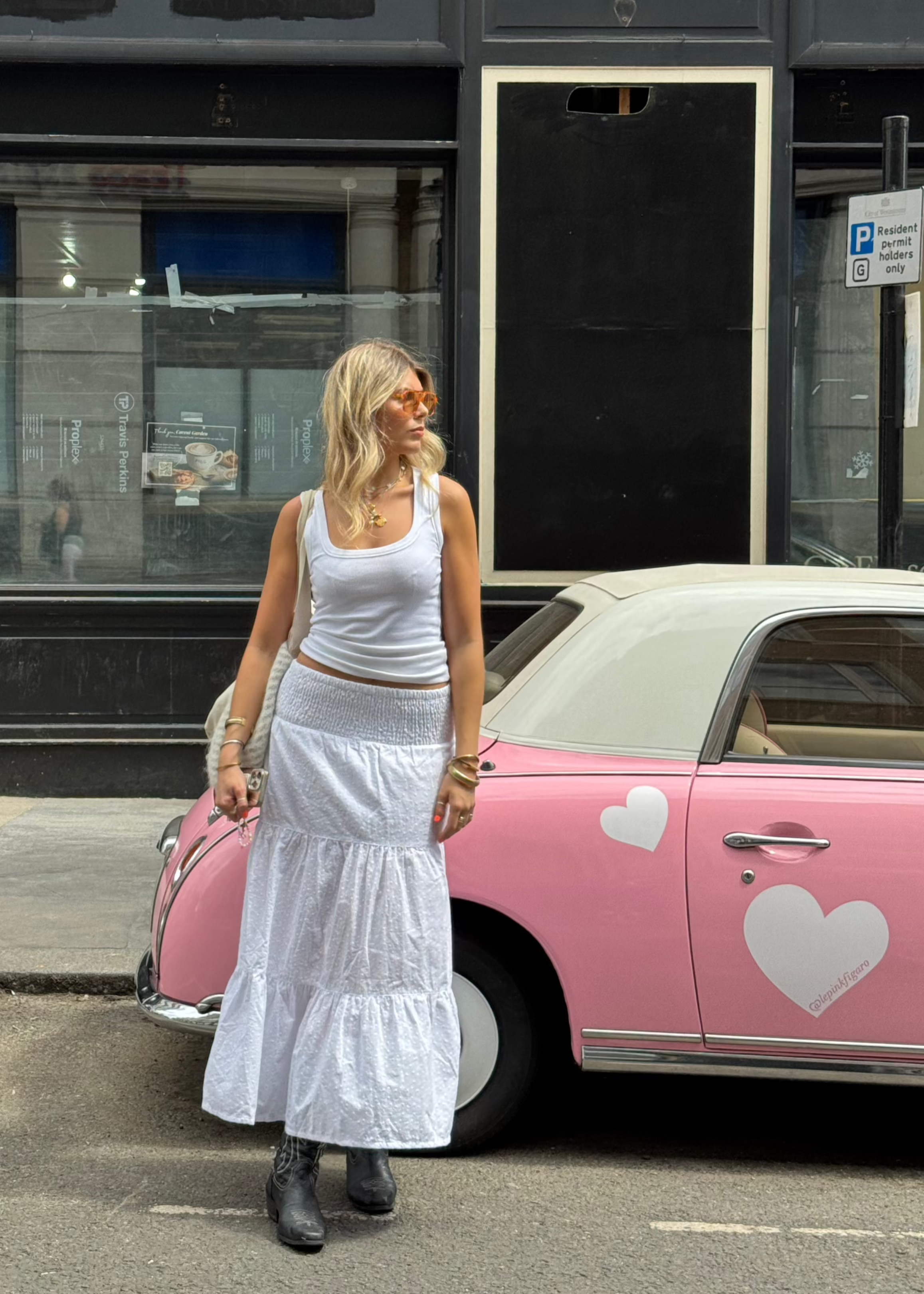 Maxi Skirt - White Secondary image