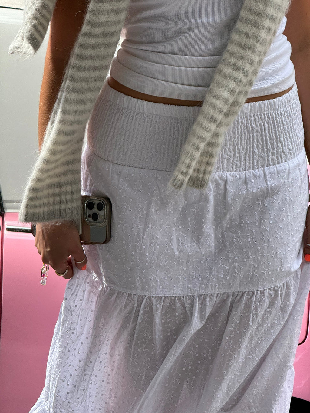 Maxi Skirt - White