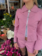The Polly Jacket - Red Gingham