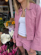 The Polly Jacket - Red Gingham
