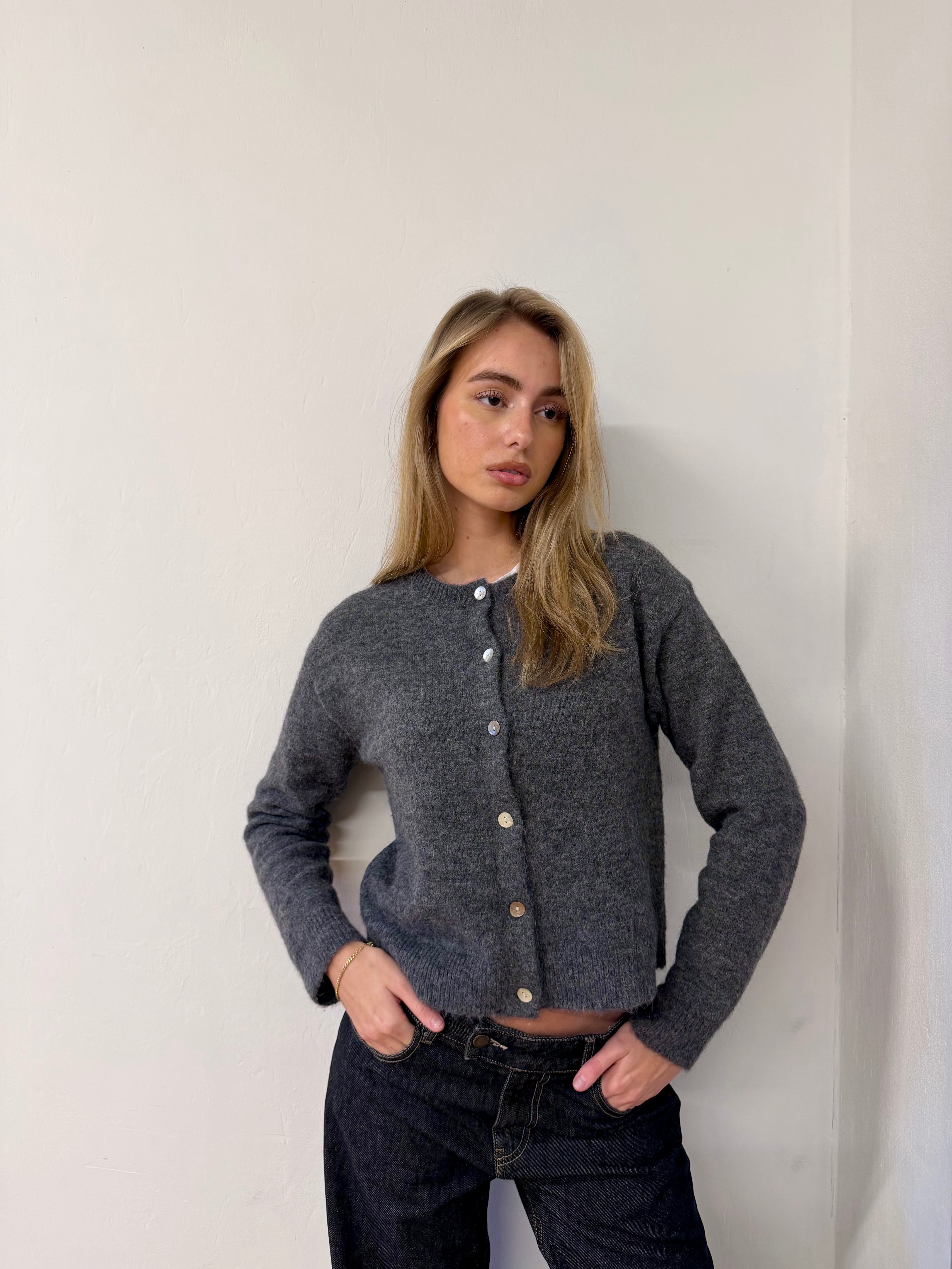 Elsa Cardigan - Dark Grey Secondary image