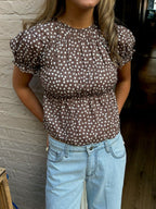 Etta Blouse - Cocoa