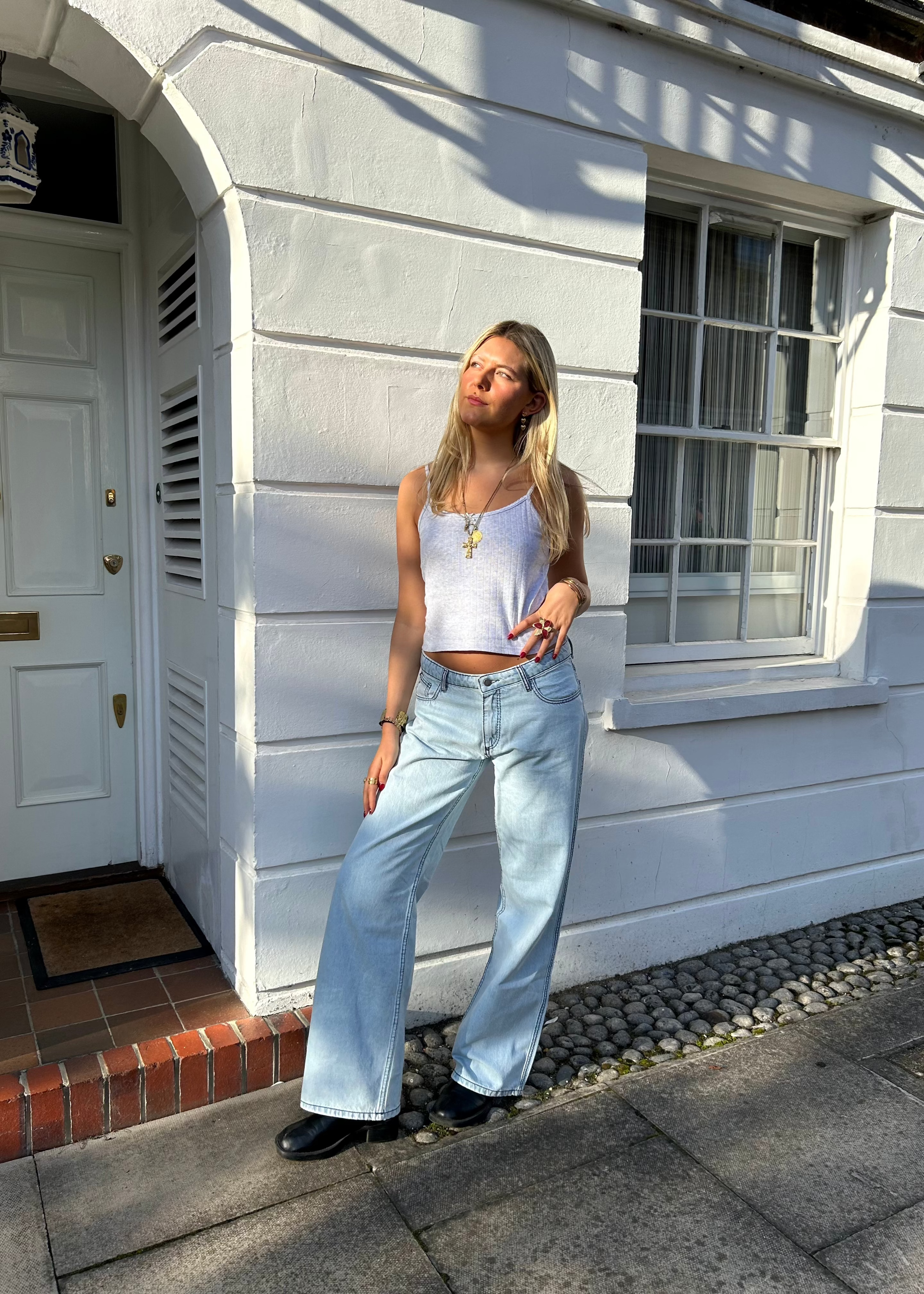 Lila Jeans - Powder Blue Main image