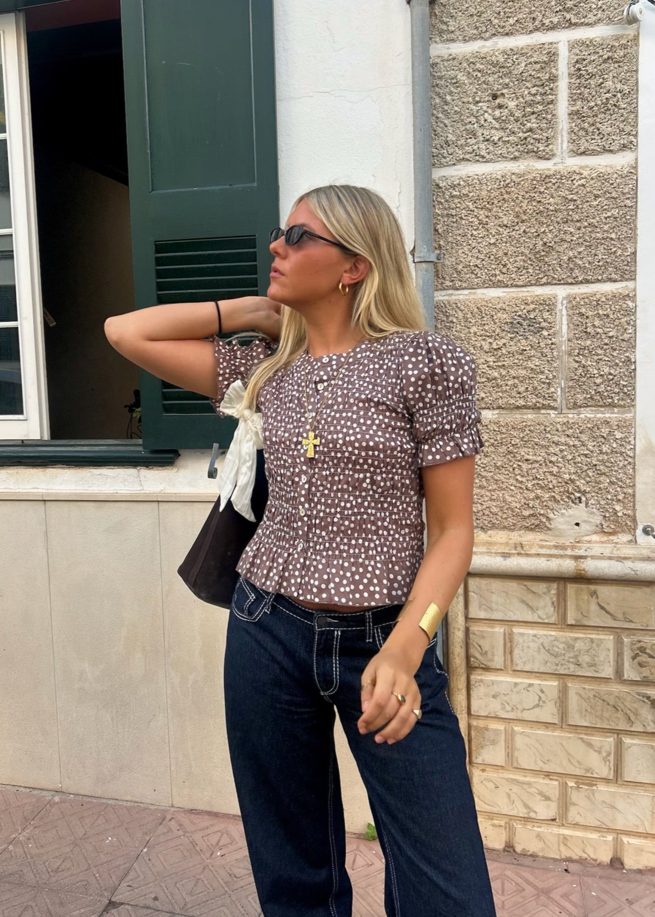 Esme Blouse - Cocoa