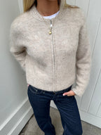 Dual Zip Bomber - Beige