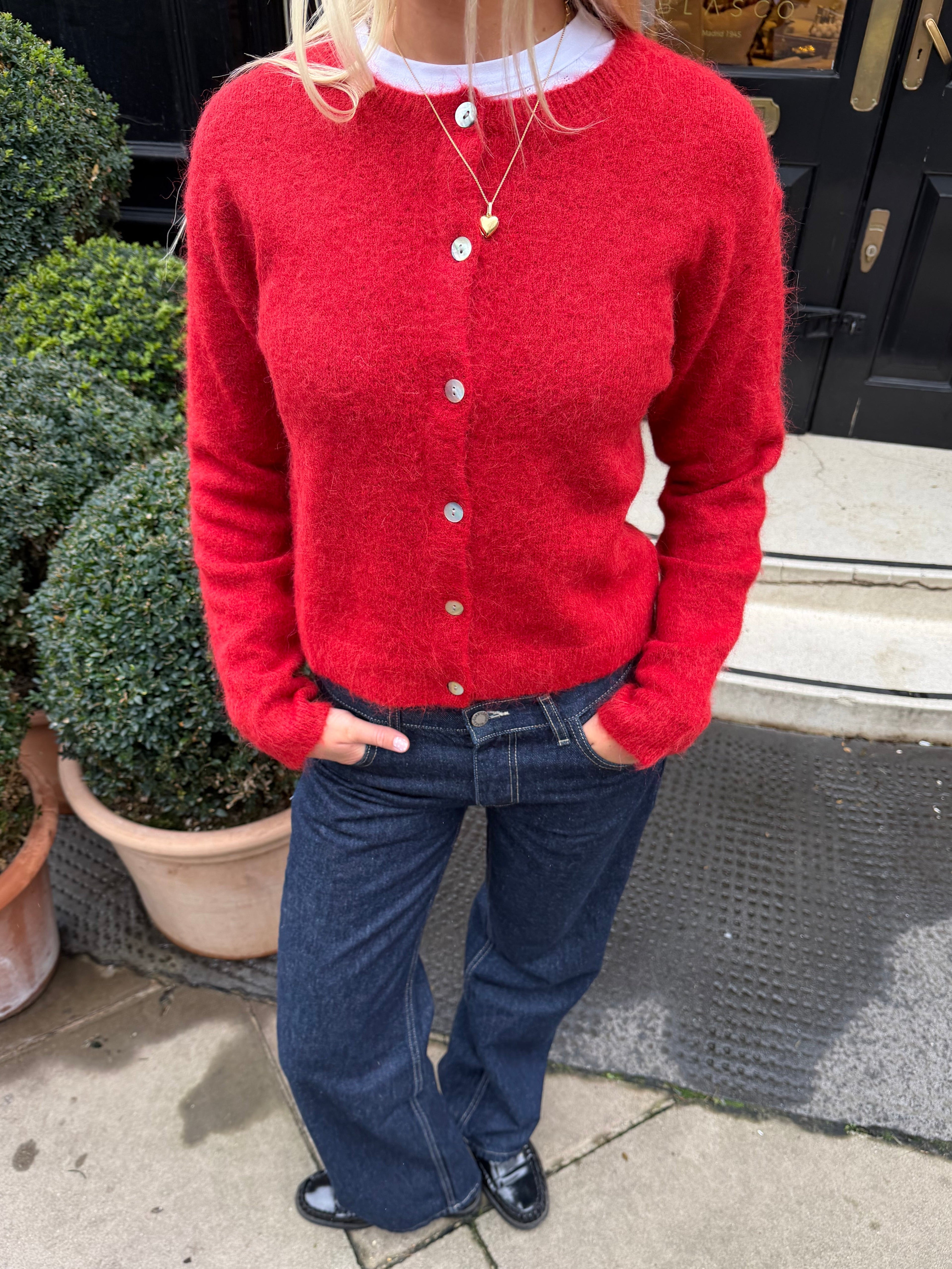 Elsa Cardigan - Red