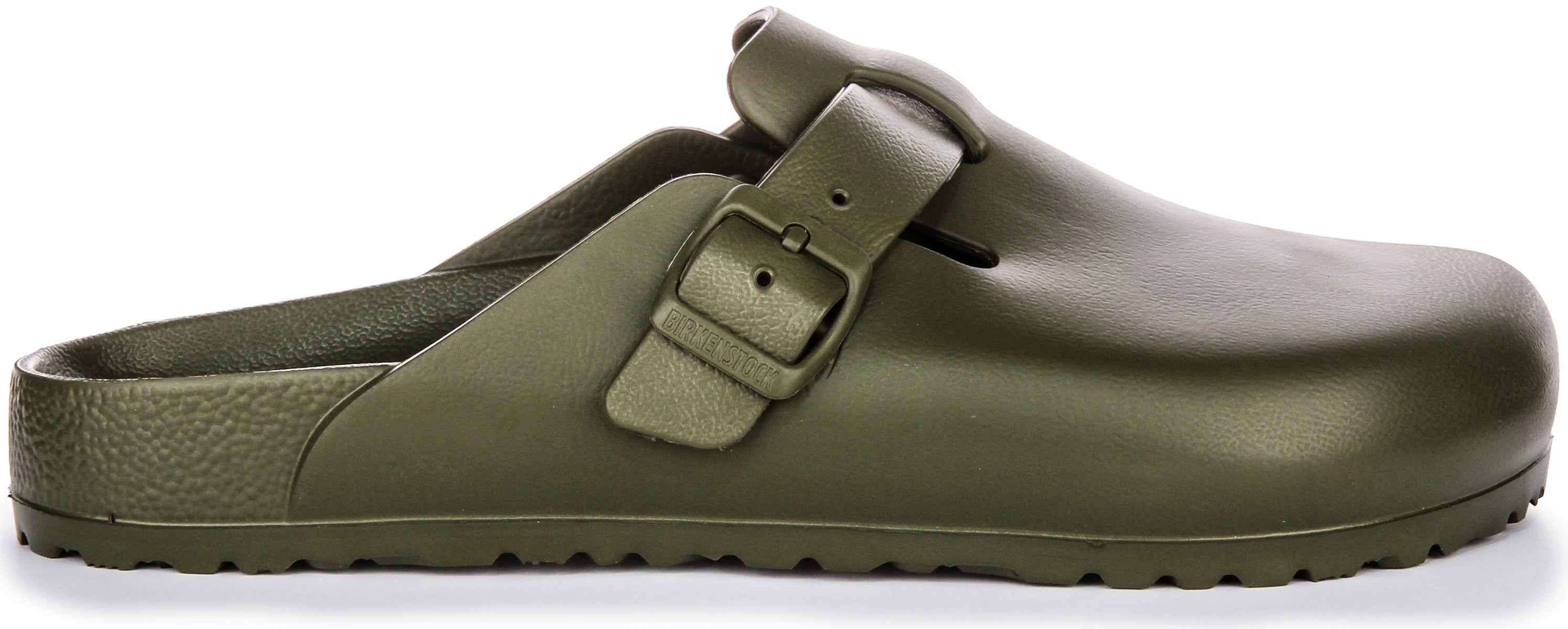 Birkenstock Boston EVA Sabots en Caoutchouc EVA de Haute Qualité et Neutre en Odeur Kaki Secondary image